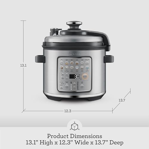 Breville Fast Slow GO™ Cooker, Brushed Stainless, BPR680BSS