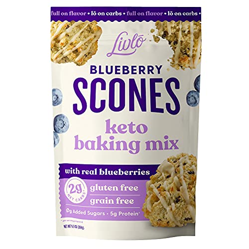 Livlo Blueberry Scone Baking Mix - Keto-Friendly Snack