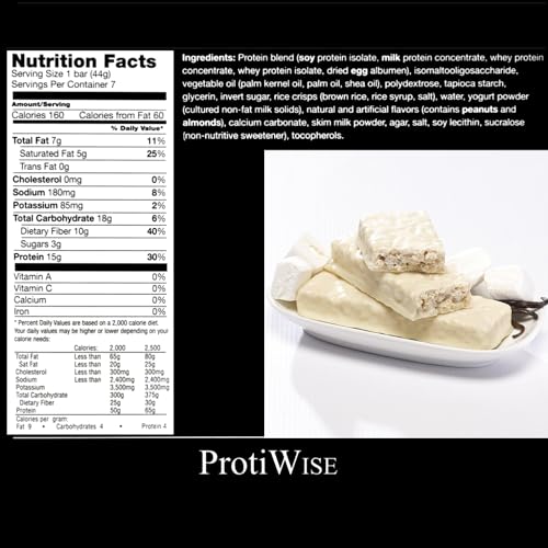 ProtiWise - 15g High Protein Keto Bar (Fluffy Vanilla Crisp)