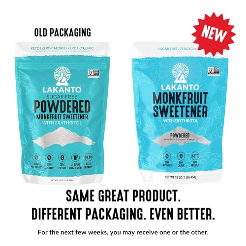 Lakanto Powdered Monk Fruit Sweetener - Keto Friendly