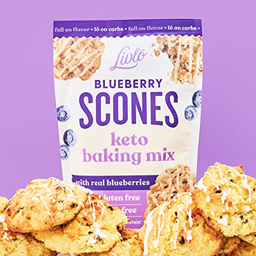 Livlo Blueberry Scone Baking Mix - Keto-Friendly Snack