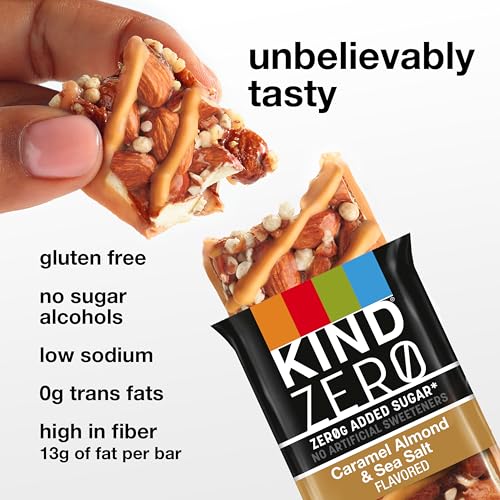 KIND ZERO Sugar Bars- Keto Snacks, Variety Pack