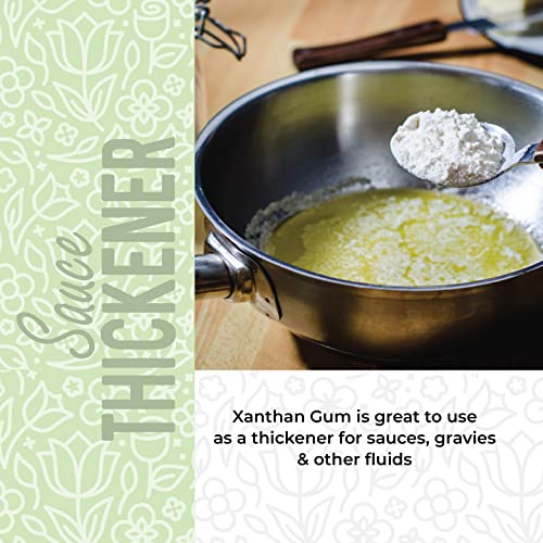 8 oz Xanthan Gum Powder for Keto Baking and Cooking