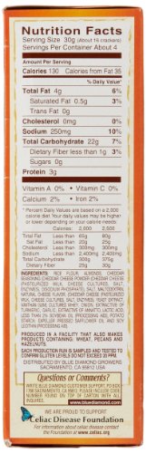 Cheddar Cheese Almond Nut Thins, 4.25 Oz