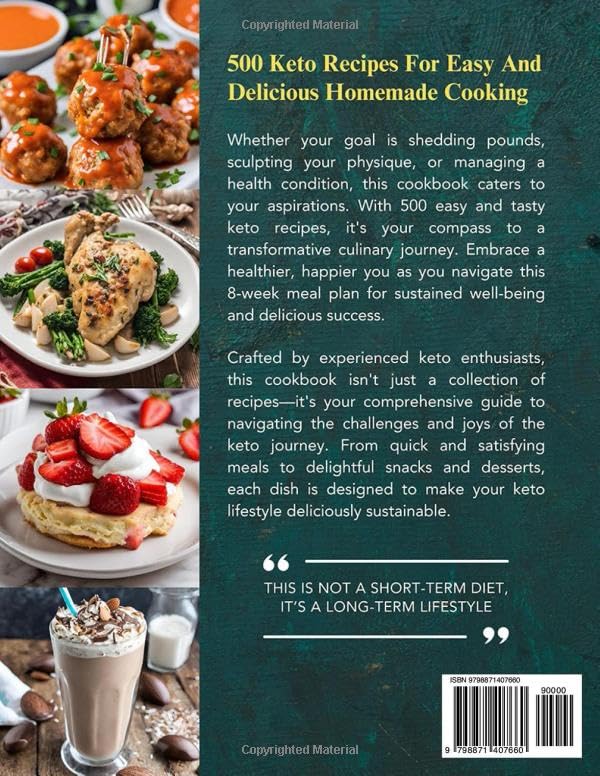 500 Easy and Tasty Keto Recipes for Beginners