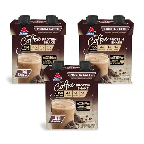 Keto Friendly Atkins Mocha Latte Protein Shake