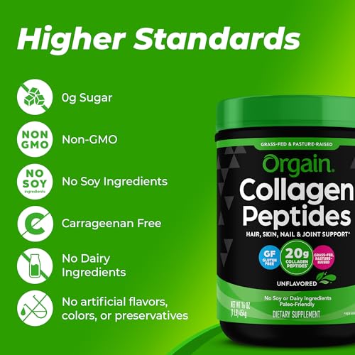 Hydrolyzed Collagen Peptides Powder - Keto Support Supplement
