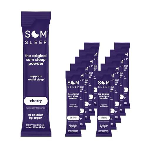 Keto-Friendly Restful Sleep Powder: Som Sleep, Cherry Flavor