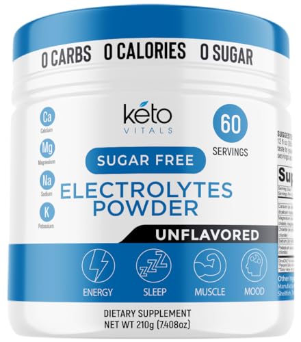 Keto Vitals Electrolyte Powder Mix | Keto-Friendly Sugar-Free