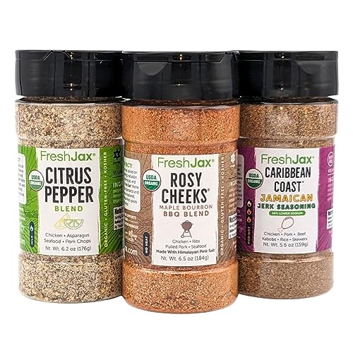 Organic Chicken Seasoning Set | Citrus, Rosy Cheeks, Caribbean