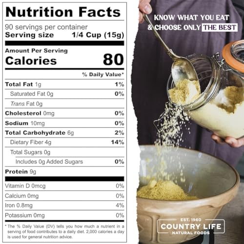 Country Life Nutritional Yeast Flakes: Vegan, High Protein