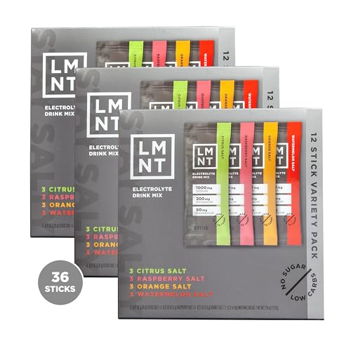 LMNT Zero-Sugar Electrolytes 36 Stick Variety Bundle