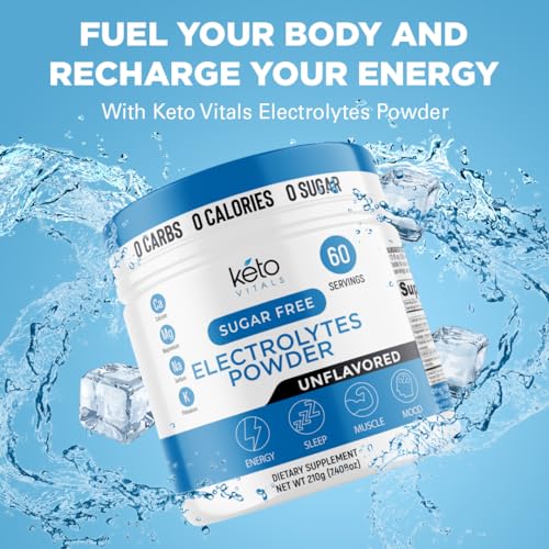 Keto Vitals Electrolyte Powder Mix | Keto-Friendly Sugar-Free