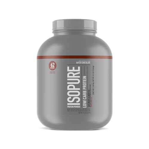 Isopure Whey Protein Powder for Immune Support, Dutch Chocolate