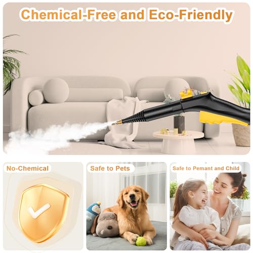 AUXCO Handheld Steam Cleaner for Keto-Friendly Cleaning