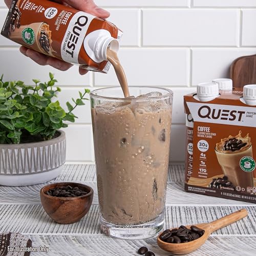 Quest Coffee Protein Shake: 30g Protein, 4g Carb, Keto
