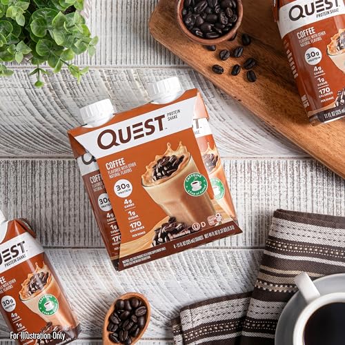 Quest Coffee Protein Shake: 30g Protein, 4g Carb, Keto