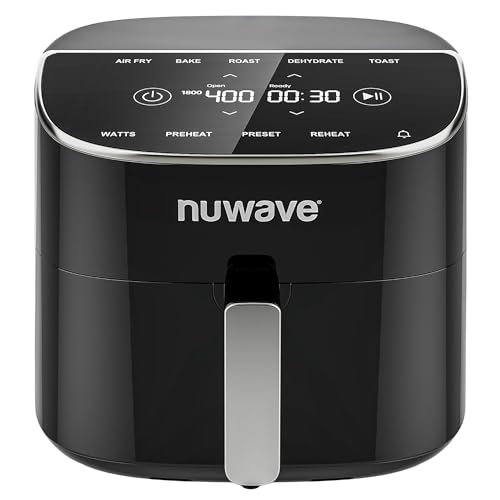 Nuwave Brio Plus 8 Qt Air Fryer, Keto-Friendly