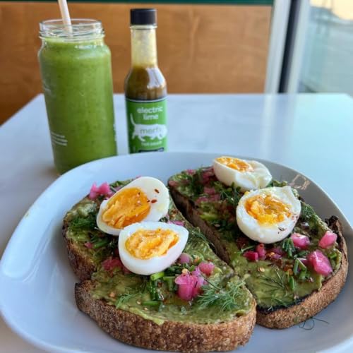 Merfs Electric Lime Jalapeno Hot Sauce - Keto Friendly