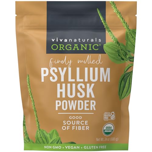 Certified Organic Psyllium Husk Powder - Ideal for Keto