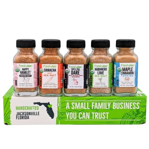Organic Cocktail Seasoning Gift Set | 5 Sampler Sizes