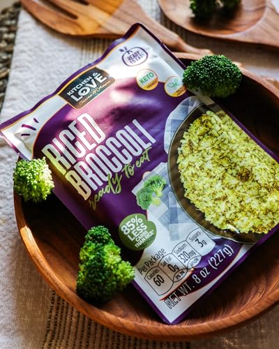 Riced Broccoli 8 oz (3 Pack) | Keto-Friendly, Vegan