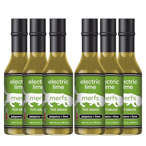 Merfs Electric Lime Jalapeno Hot Sauce | Keto-Friendly