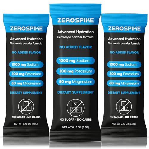 Zerospike Electrolytes Powder Packets for Keto Hydration