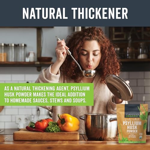 Certified Organic Psyllium Husk Powder - Ideal for Keto