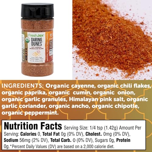 Organic Lemongrass Powder & Harissa Moroccan Blend Duo - Keto/Paleo