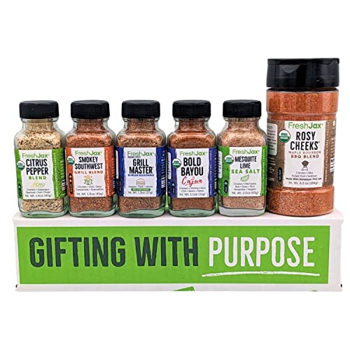FreshJax Keto Spices Set | 6 Seasonings | Plant-Based