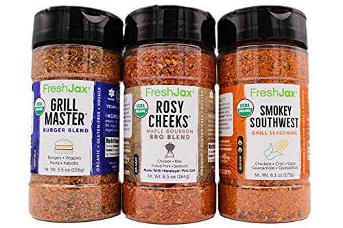 Keto-Friendly Organic Steak Seasoning Gift Set - 3 Bottles