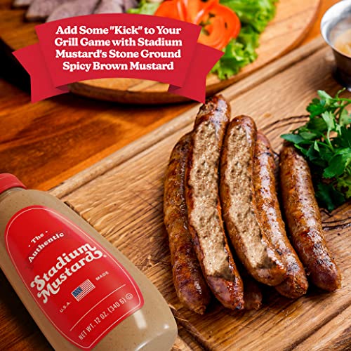 Cleveland's Stadium Mustard: Keto Friendly Tailgate Must-Have (12oz, 2 Pack)