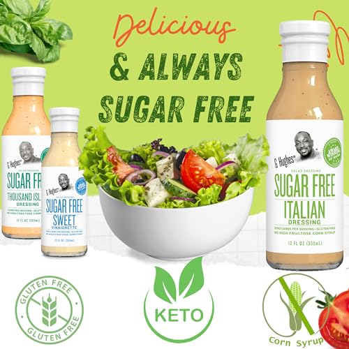G Hughes Sugar Free Italian Dressing - Keto-Friendly Salad Dressing