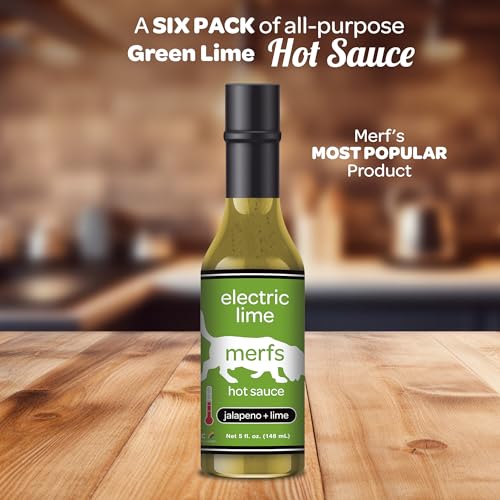 Merfs Electric Lime Jalapeno Hot Sauce | Keto-Friendly