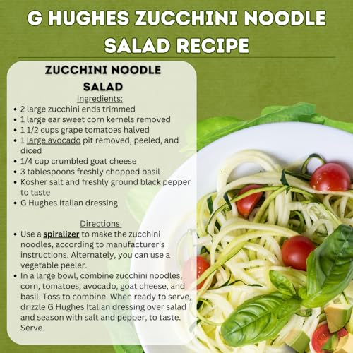 G Hughes Sugar Free Italian Dressing - Keto-Friendly Salad Dressing