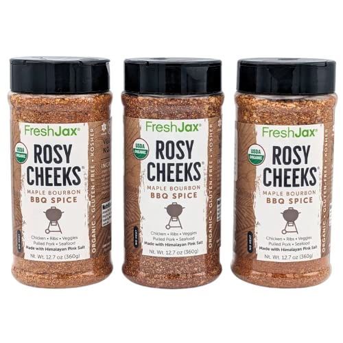 FreshJax Organic Maple Bourbon BBQ Rub Blend - Keto Approved