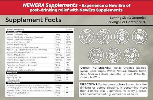 Keto-Friendly Hangover Relief Gummies | Morning Recovery Support