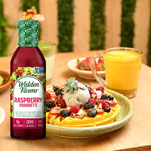 Walden Farms Sugar-Free Raspberry Vinaigrette Dressing 12oz - 2 Pack
