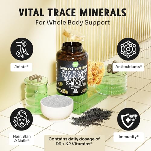 18-in-1 Black Seed, Shilajit, Sea Moss Capsules