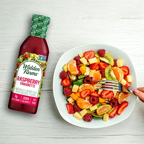 Walden Farms Sugar-Free Raspberry Vinaigrette Dressing 12oz - 2 Pack