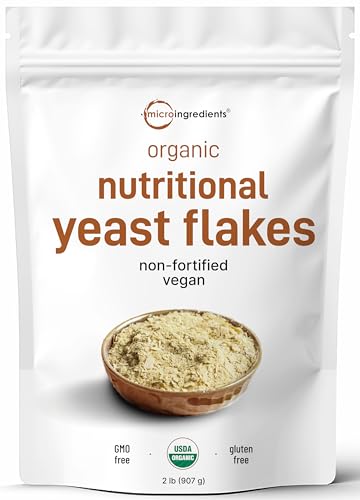 Organic Keto-Friendly Nutritional Yeast Flakes | 2 Pounds