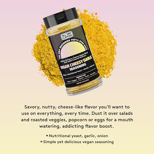 Cheesy Vegan Garlic Nutritional Yeast Seasoning: Keto Friendly