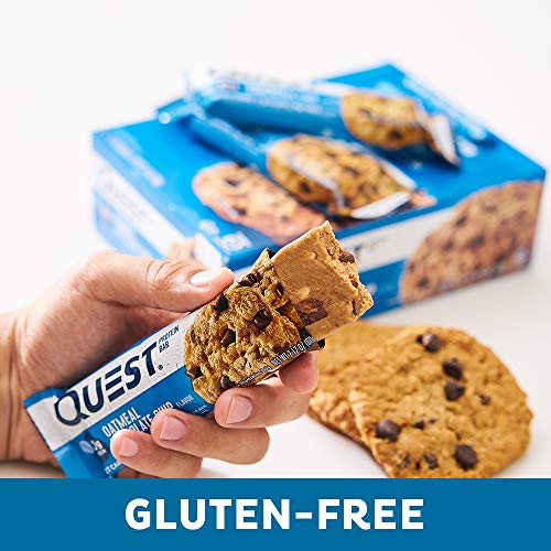 Quest Protein Bar, Oatmeal Chocolate Chip, 720g, Keto-minded
