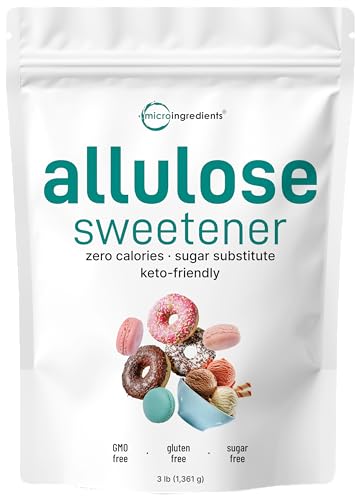 Keto-Friendly Allulose Sweetener, Zero Calorie, Plant-Based, No Aftertaste