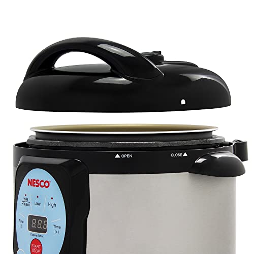 NESCO NPC-9 Smart Pressure Cooker, 9.5 Qt, Stainless Steel