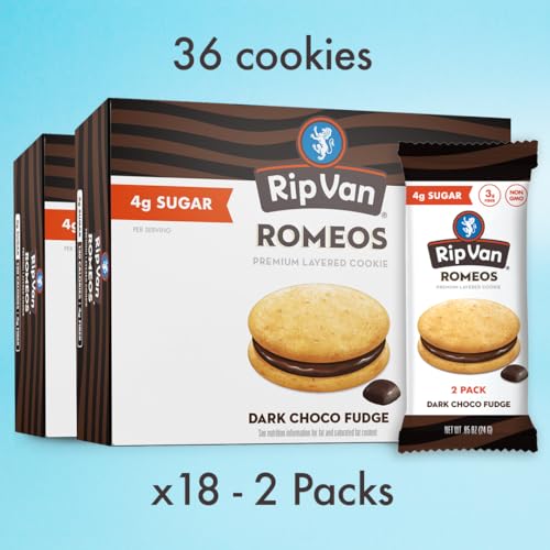 Rip Van Romeos Dark Chocolate Fudge Keto Cookies