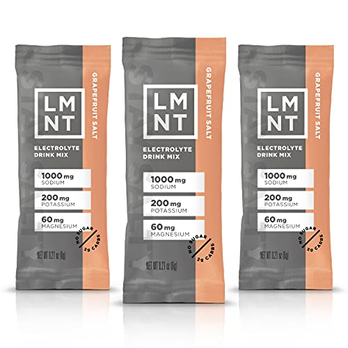 Keto Electrolyte Drink Mix | Paleo Hydration | Grapefruit Flavor | 30 Sticks