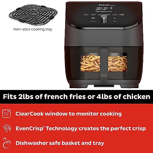 6-in-1 Keto Friendly Air Fryer, Clear Windows, Customizable