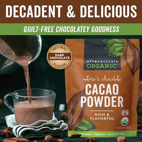 Organic Cacao Powder for Keto Baking & Smoothies